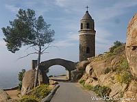 The Peace Tower and Peace Bridge of Mount Rubidoux