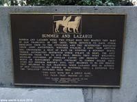 Plaque to Bummer and Lazarus