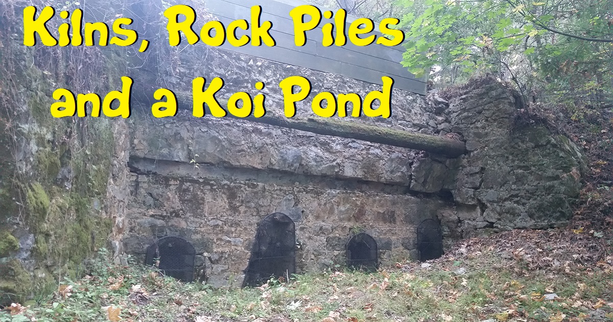 Santa Cruz Kilns Rock Piles and Koi Pond Weird California